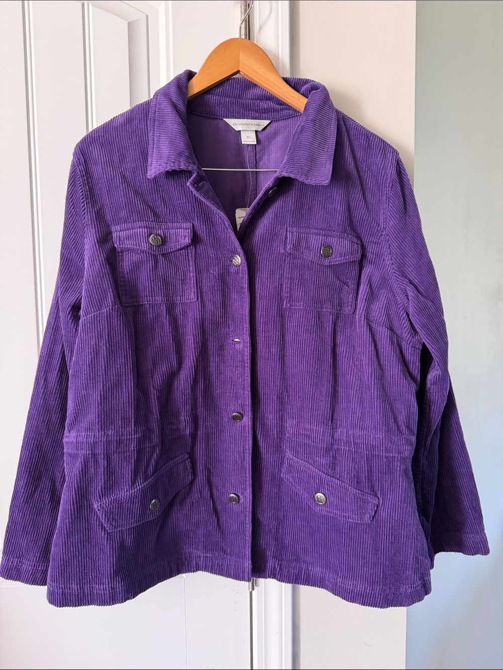 Christopher & Banks Corduroy Jacket Shacket XL